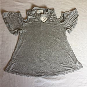 Threads Studio cold shoulder shirt